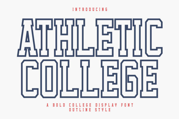 Athletic College Outline: The Varsity Vibe Your Designs Need