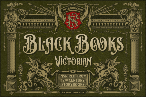 Black Books Victorian: A Gothic Display Font for Bold Branding