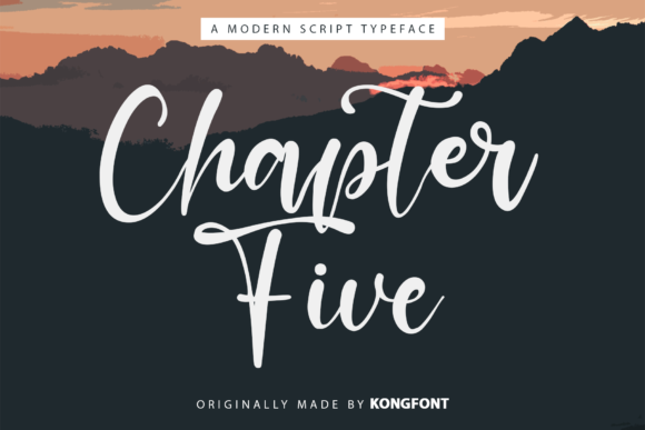 Chapter Five: A Modern Playful Handwritten Font