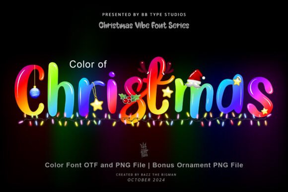 Color of Christmas: The Ultimate Festive Typeface