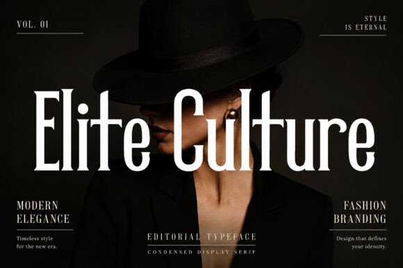 Elite Culture: A Serif for Modern Prestige