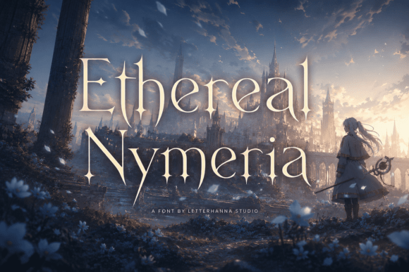 Ethereal Nymeria: When Typography Feels Like an Event