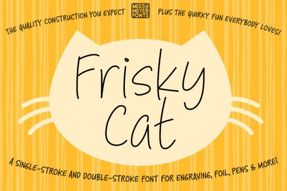 Frisky Cat: A Playful Handwriting Font for Crafters