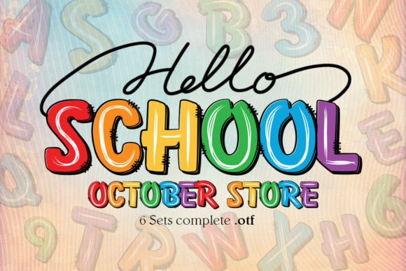 Hello School: A Font That Captures Academic Joy