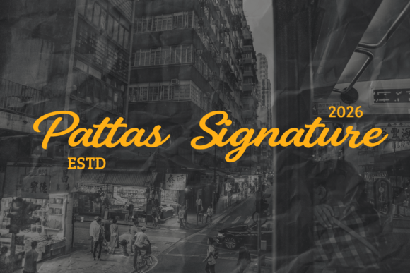 Pattas Signature: A Retro Script for Modern Brands