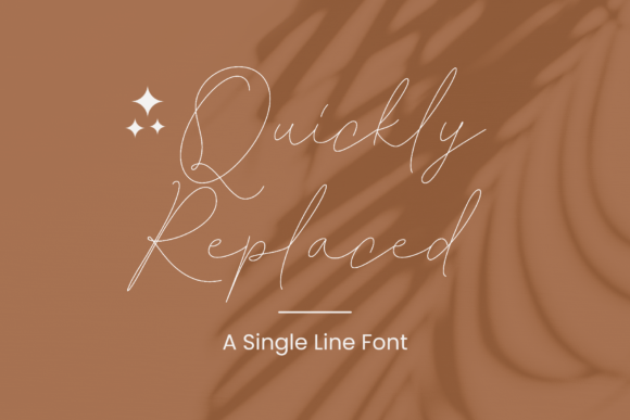 Quickly Replaced: Your Go-To for Sweet Single-Line Charm