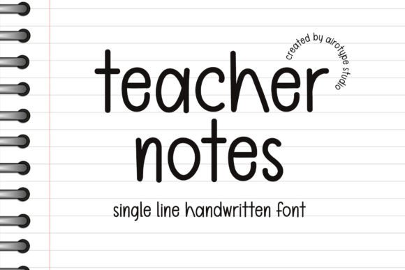 Teacher Notes: The Handwritten Font with a Playful Edge