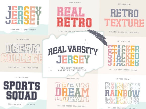 The Real Varsity Jersey Bundle: More Than Just a Font
