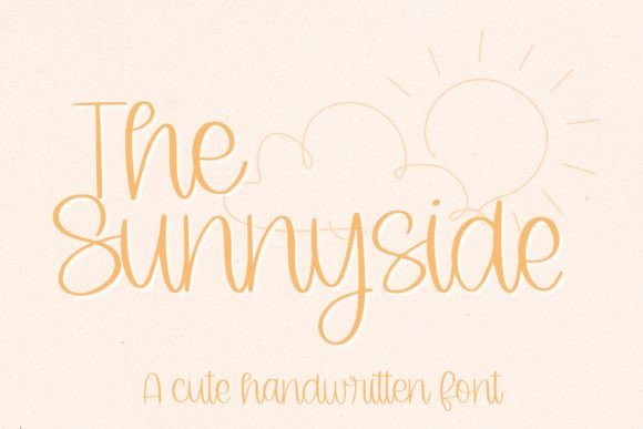 The Sunnyside: A Script Font with Genuine Character