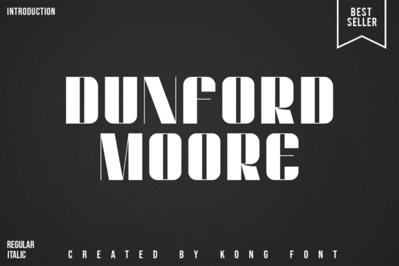 Unpacking Dunford Moore: A Chunky Modern Typeface for Bold Creators