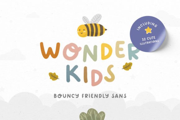 Wonder Kids: A Playful Handwritten Font for Creative Projects
